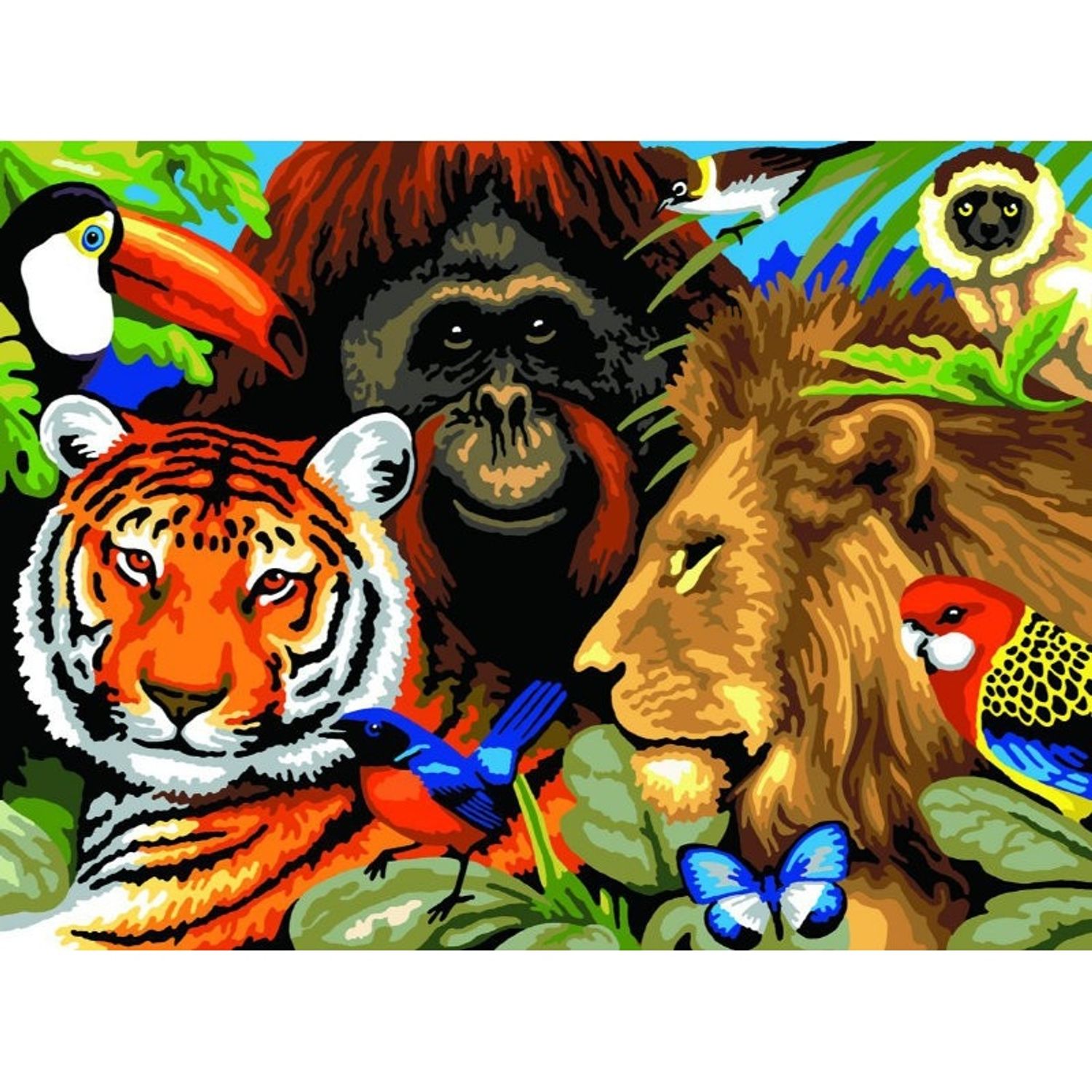 Pictura pe numere juniori - Safari fotografia produsului
