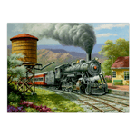 Pictura creativa pe numere avansati Tren de naveta fotografia produsului View 2 S
