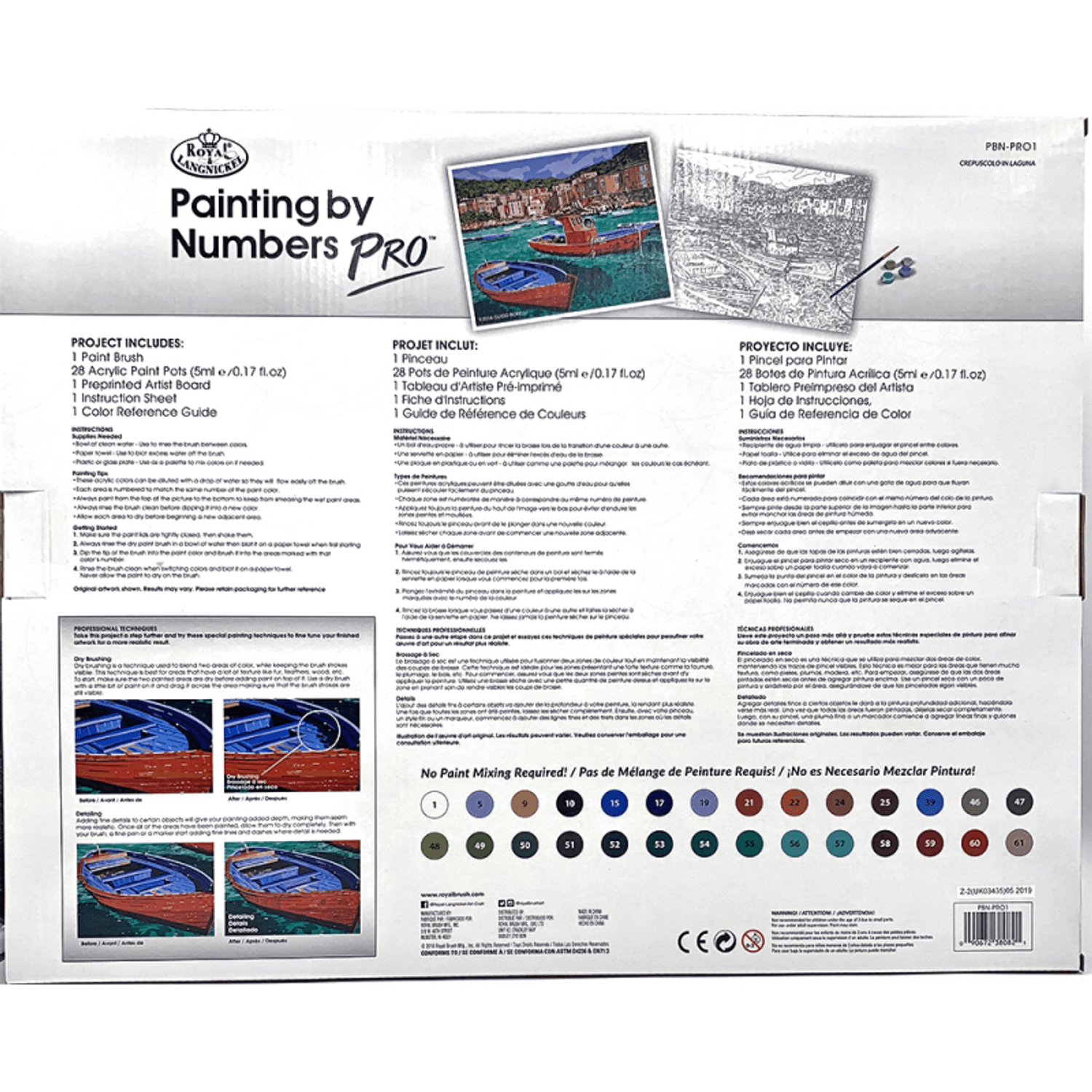 Pictura pe numere master Laguna fotografia produsului View 2 L