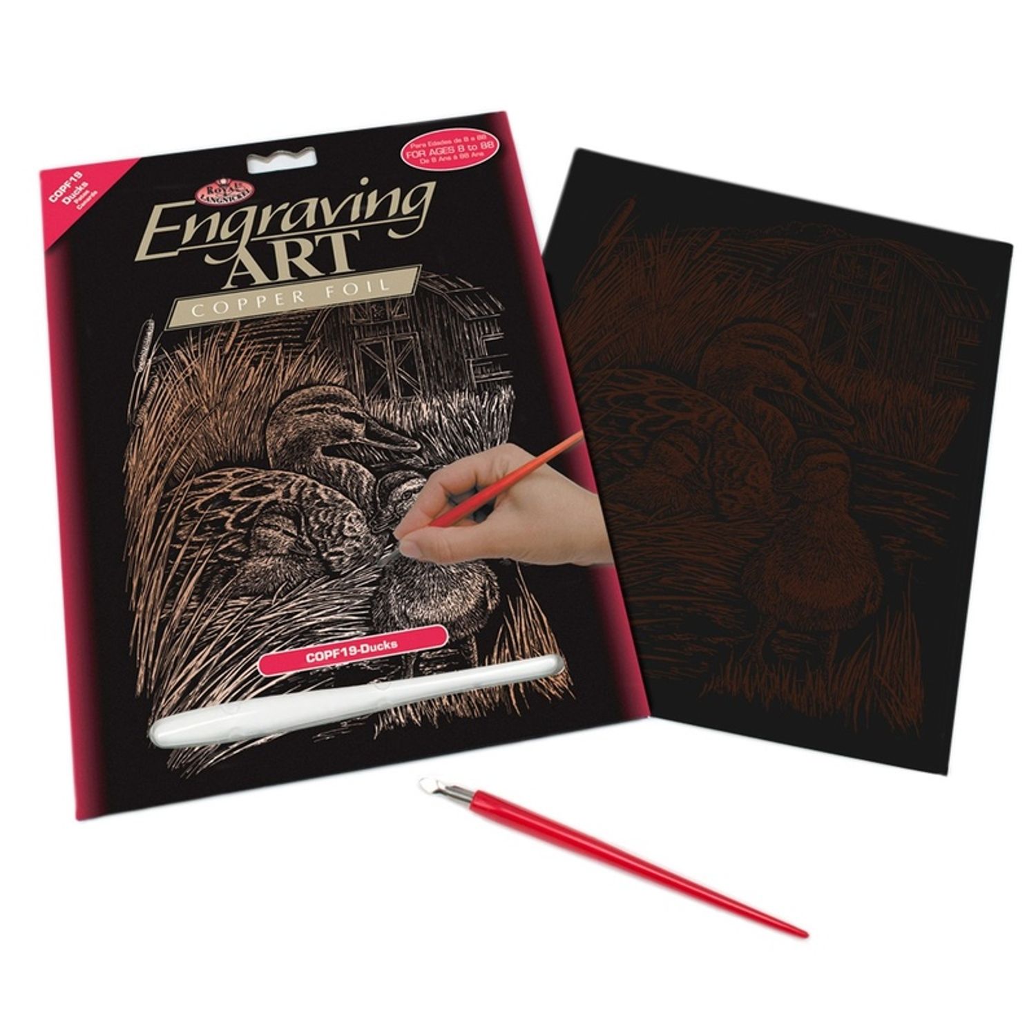 Set gravura pe folie din cupru - Rate fotografia produsului View 3 L