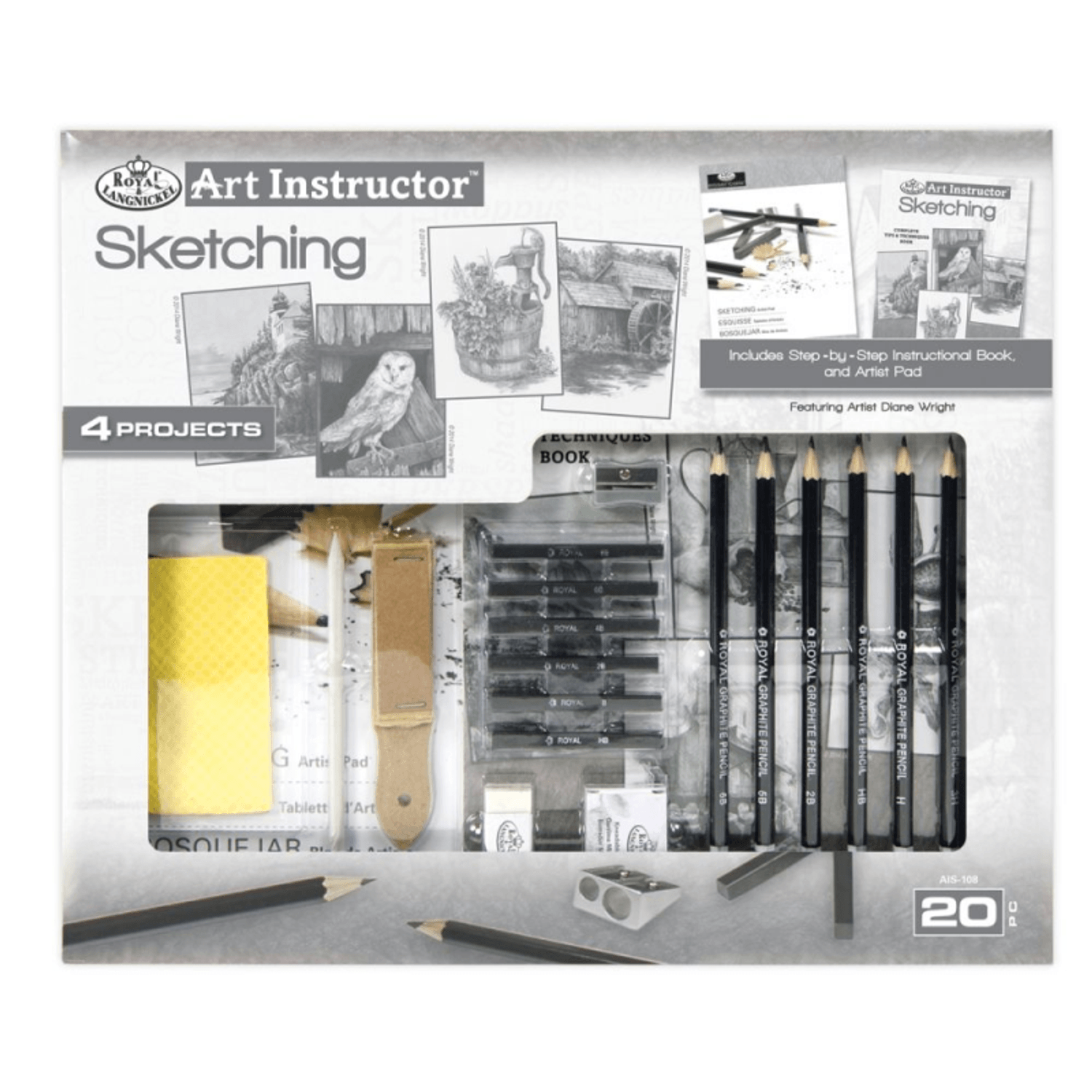 Set schite in creion pentru incepatori 4 proiecte fotografia produsului