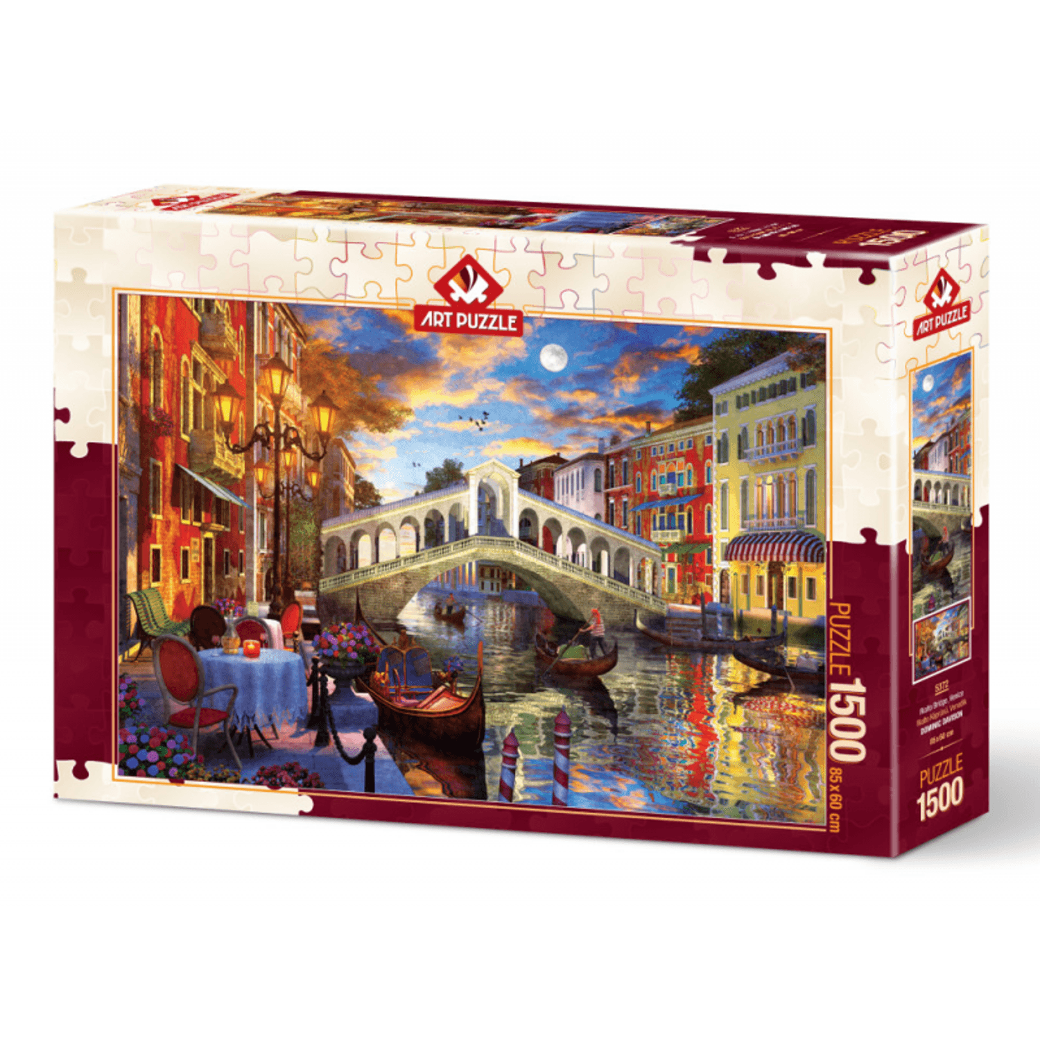 Puzzle 1500 piese - Rialto Bridge, Venice fotografia produsului View 2 L