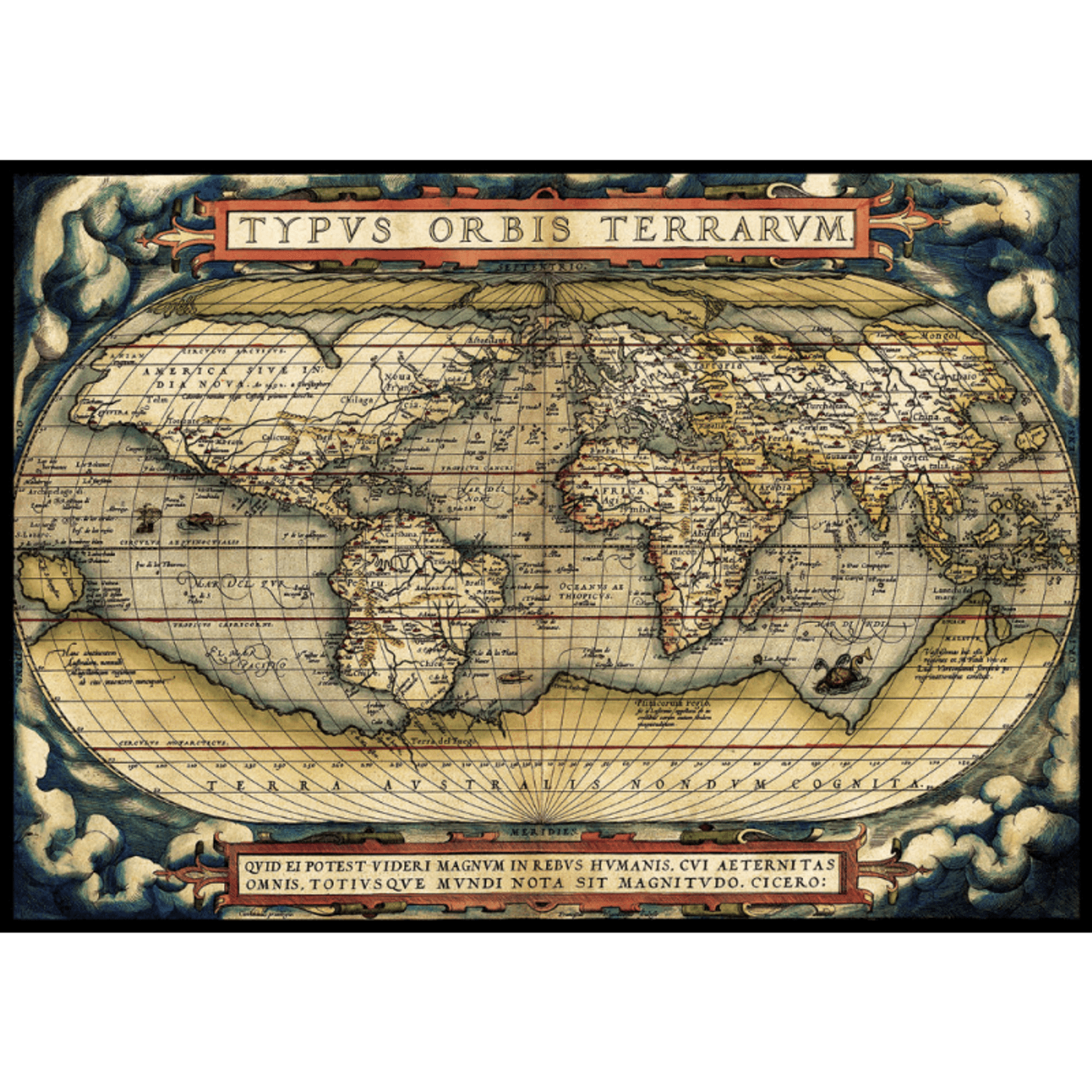 Puzzle 3000 piese - The First Modern Atlas, 1570 fotografia produsului View 2 L