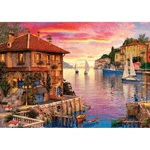 Puzzle 1500 piese - The Mediterranean Harbour fotografia produsului