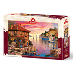 Puzzle 1500 piese - The Mediterranean Harbour fotografia produsului View 2 S