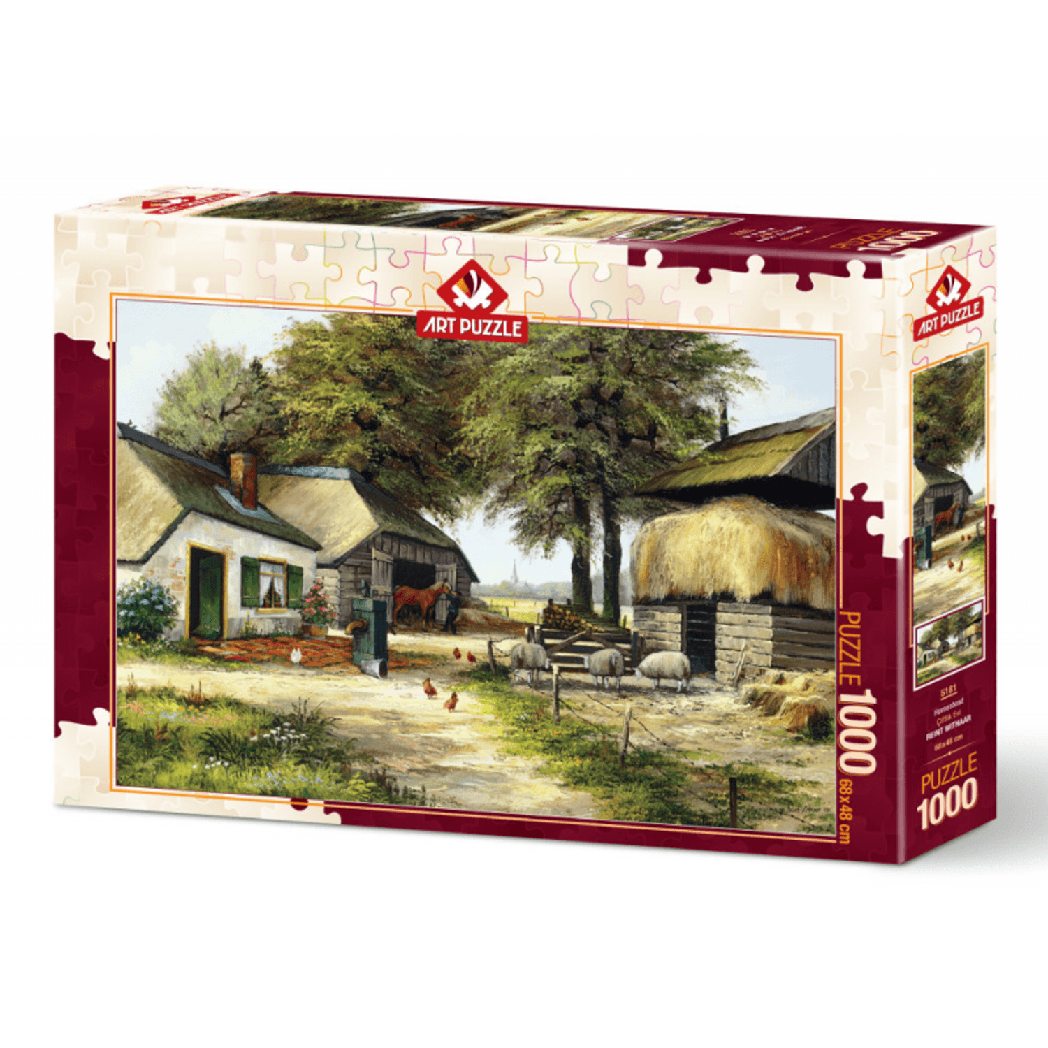 Puzzle 1000 piese - Homestead fotografia produsului View 2 L