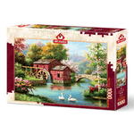 Puzzle 1000 piese - The Old Red Mill fotografia produsului View 2 S