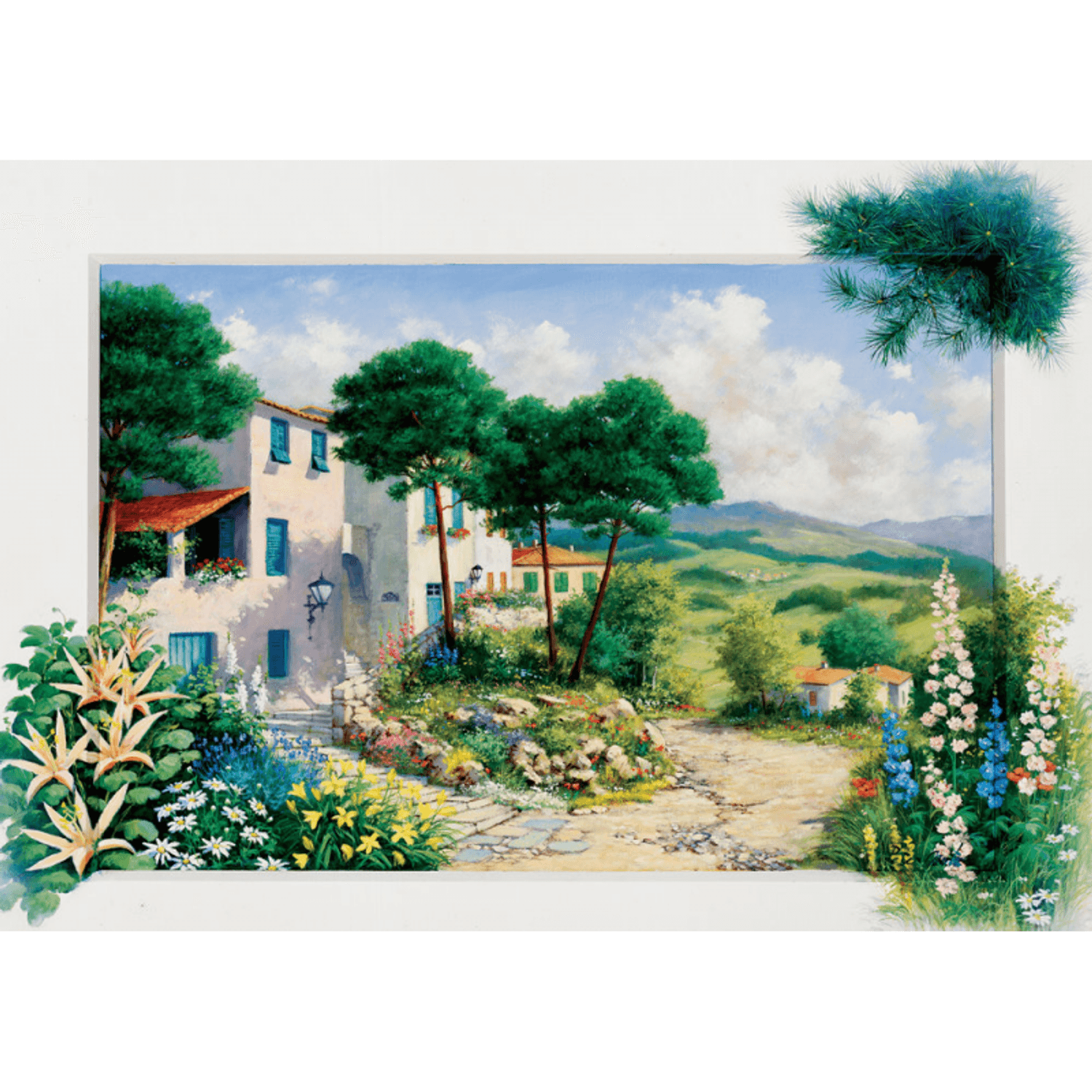 Puzzle 1000 piese - At Summerhouse fotografia produsului