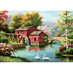 Puzzle 1000 piese - The Old Red Mill fotografia produsului
