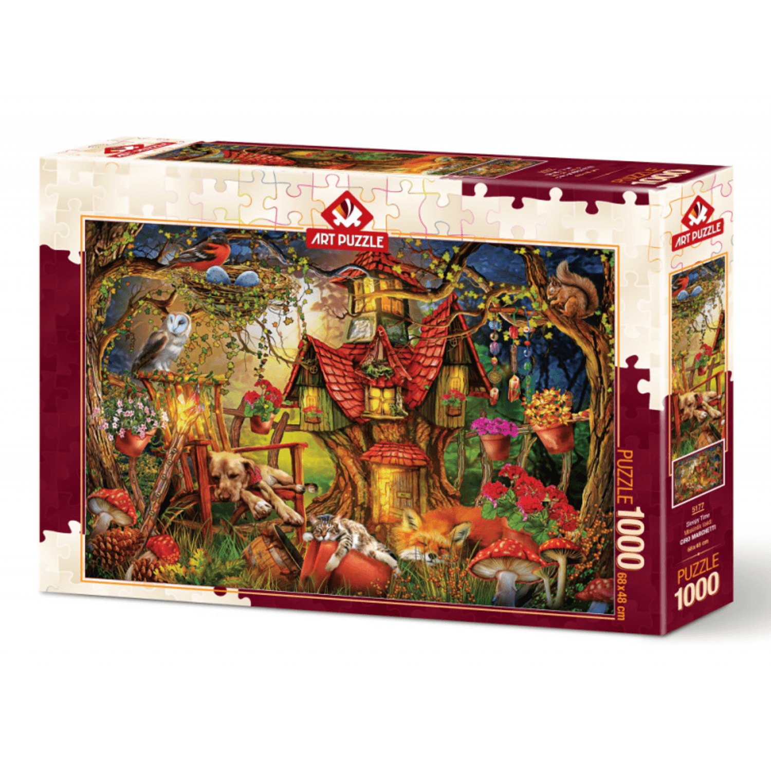 Puzzle 1000 piese - Sleepy Time fotografia produsului View 2 L