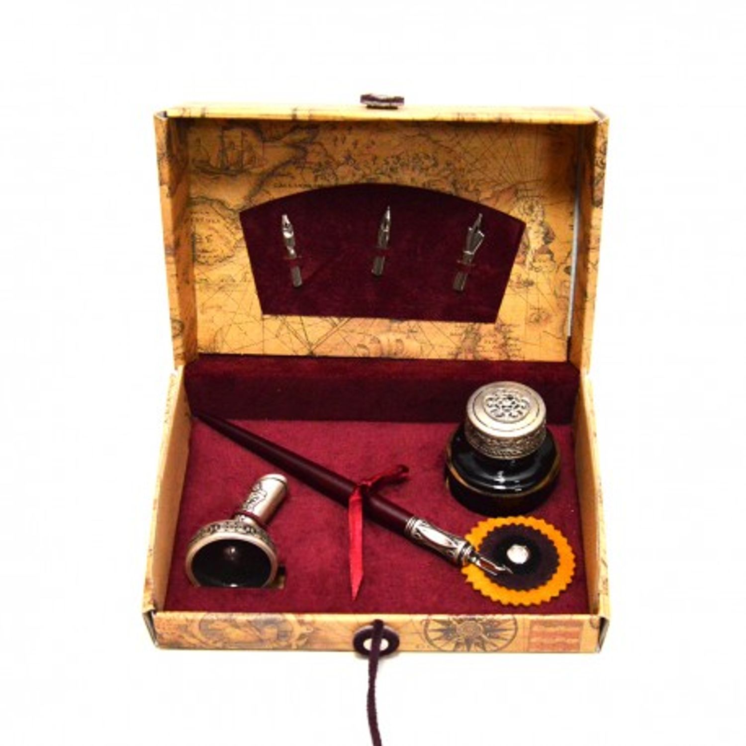 Set de scris "old writing" cu toc fotografia produsului View 8 L