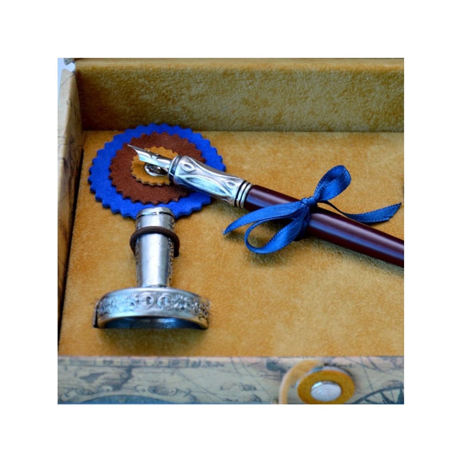 Set de scris "old writing" cu toc fotografia produsului View 3 L