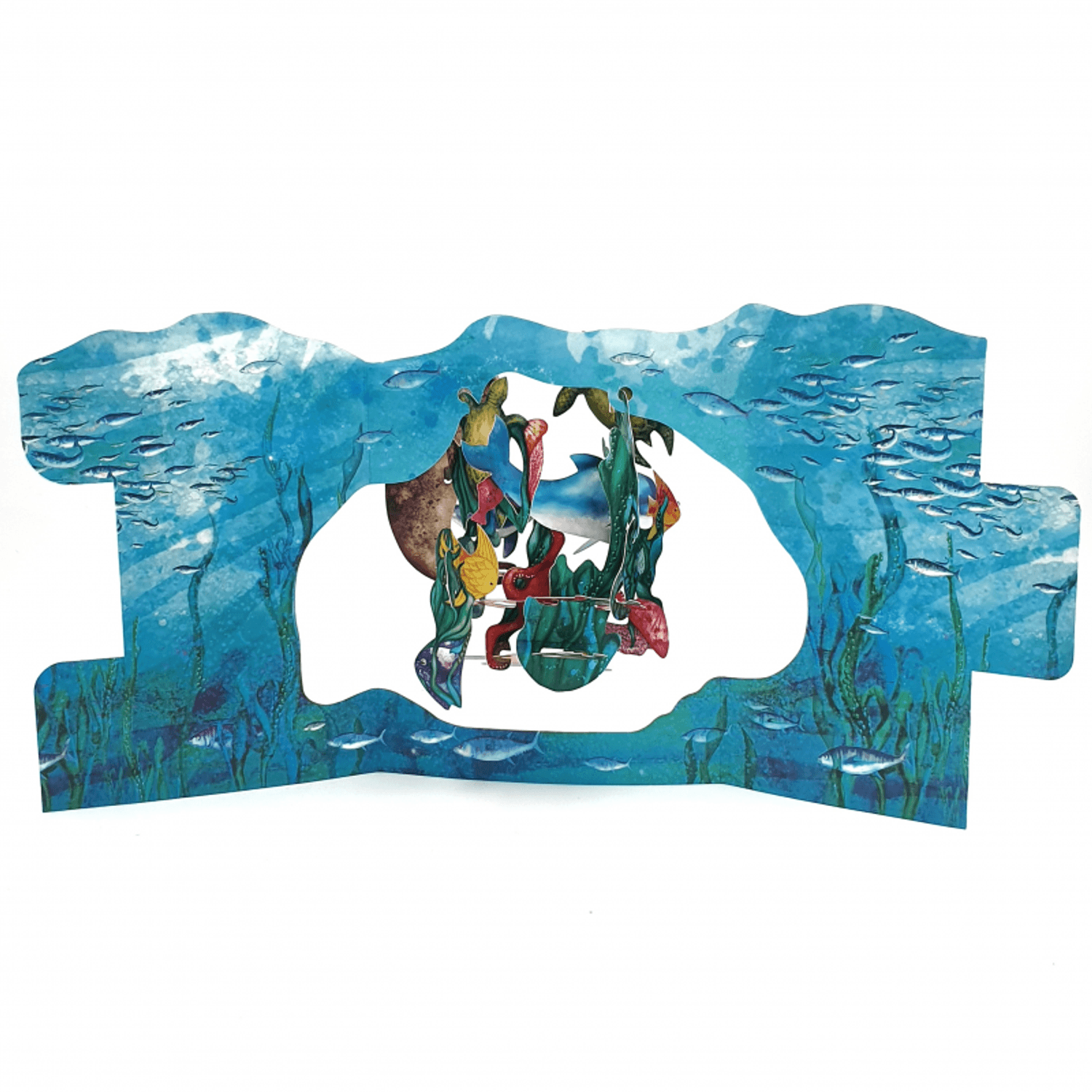 Felicitare 3D Swing Cards Lumea acvatica fotografia produsului View 3 L