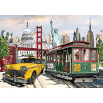 Puzzle 2000 piese - U.S.A. Collage fotografia produsului