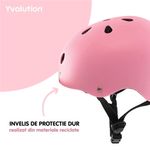 Casca protectie Yvolution 44-52 cm Pink fotografia produsului View 2 S