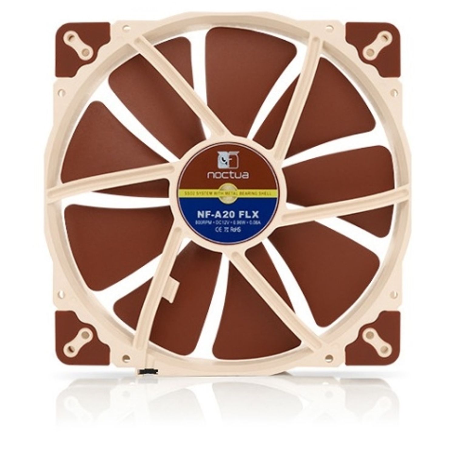 Ventilator Noctua NF-A20 FLX, 200mm fotografia produsului View 3 L