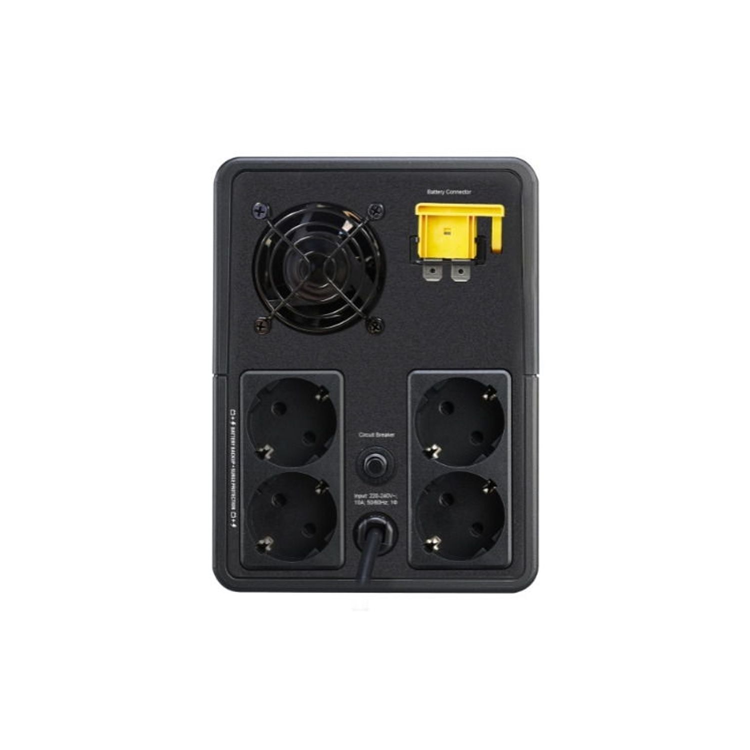 UPS APC BVX2200LI-GR 2200VA/1200W, 4 x Schuko fotografia produsului View 3 L