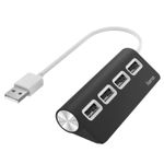 Hub USB Hama 200119, 4 x USB 2.0 (Negru) fotografia produsului