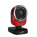 Camera Web Genius QCam 6000, Full HD, Microfon (Rosu) fotografia produsului