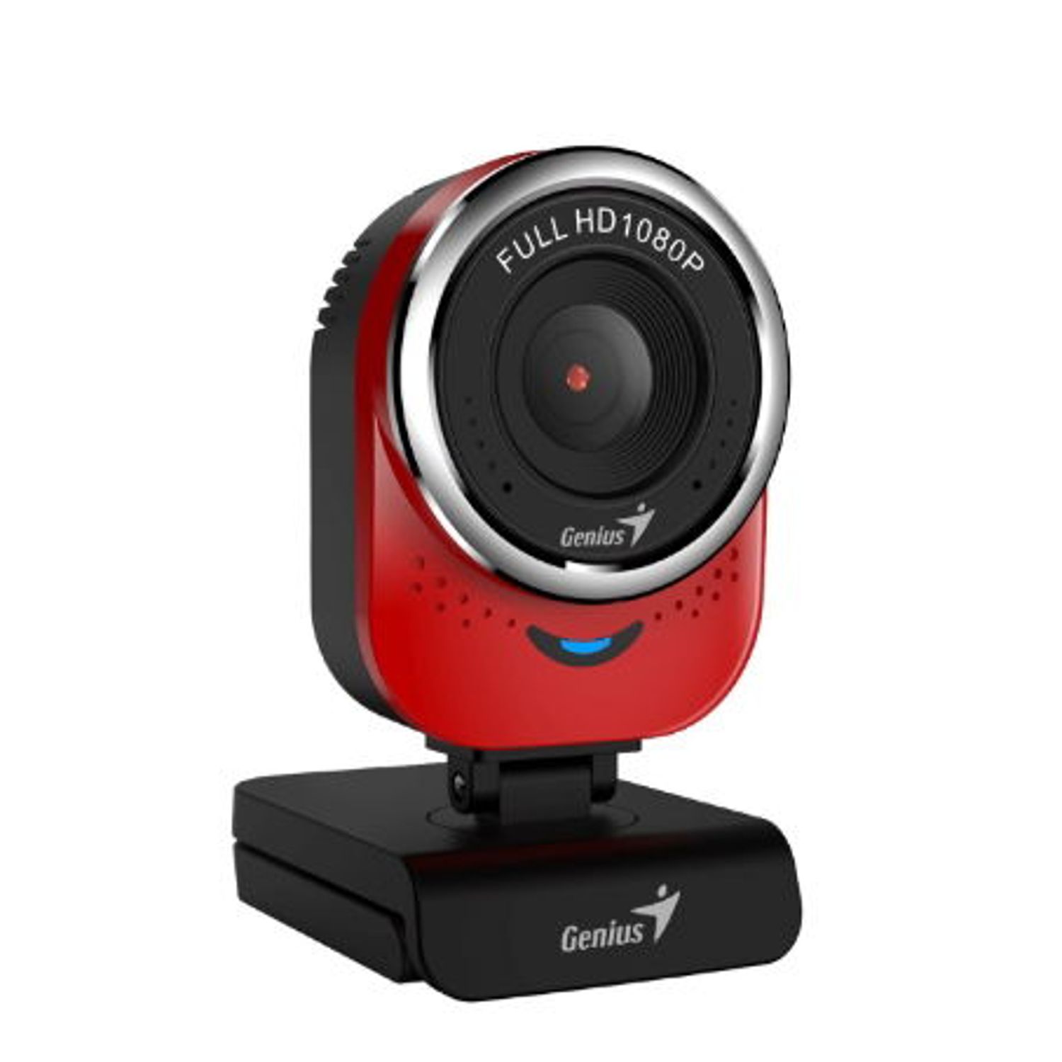 Camera Web Genius QCam 6000, Full HD, Microfon (Rosu) fotografia produsului