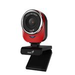 Camera Web Genius QCam 6000, Full HD, Microfon (Rosu) fotografia produsului View 2 S