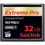 Card de memorie SanDisk Compact Flash Extreme Pro 32GB, 160MB/s fotografia produsului