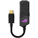 Adaptor ASUS ROG Clavis USB Type-C - Jack 3.5mm (Negru) fotografia produsului View 4 S