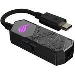 Adaptor ASUS ROG Clavis USB Type-C - Jack 3.5mm (Negru) fotografia produsului View 5 S