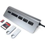 Hub USB Satechi ST-TCHCRM, 3 x USB 3.0, USB Type-C (Gri) fotografia produsului View 3 S