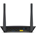 Router Wireless Linksys E5400-EU, 1200 Mbps, 2 Antene externe (Negru) fotografia produsului View 5 S