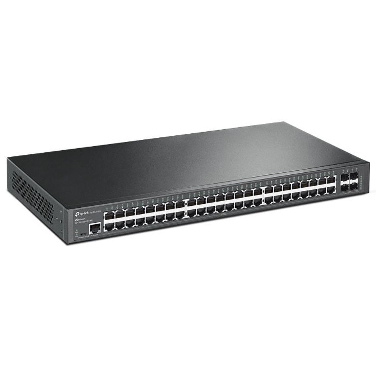 Switch TP-LINK TL-SG3452X, Gigabit, 48 Porturi fotografia produsului View 2 L