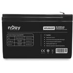 Acumulator nJoy GPL09122F, 12V, 30.55W, Conector F2 fotografia produsului View 3 S