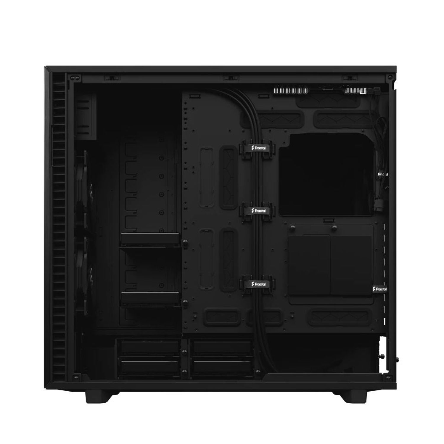 Carcasa Fractal Design Define 7 XL Black Solid (Negru) fotografia produsului View 4 L