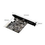 Adaptor  Orico PE20-1C, PCI-Express - USB 3.2 Type-C fotografia produsului View 4 S