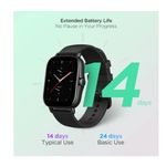 Ceas activity tracker Huami Amazfit GTS 2e, Bluetooth 5.0, Waterproof 5 ATM, senzor SpO2 (Negru) fotografia produsului View 10 S