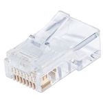 Set mufe RJ45 Gembird PLUG6SP/10, ecranate, 10 bucati fotografia produsului