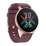 Smartwatch Canyon Badian SW-68, Display TFT 1.28", Bluetooth, Waterproof IP68, Android/iOS (Auriu/Rosu) fotografia produsului View 3 S