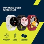 Smartwatch Canyon Badian SW-68, Display TFT 1.28", Bluetooth, Waterproof IP68, Android/iOS (Auriu/Rosu) fotografia produsului View 5 S