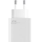 Incarcator Retea Xiaomi BHR6035EU, 67W, Quick Charge, 1 X USB-A, cu cablu USB Type-C (Alb) fotografia produsului View 2 S