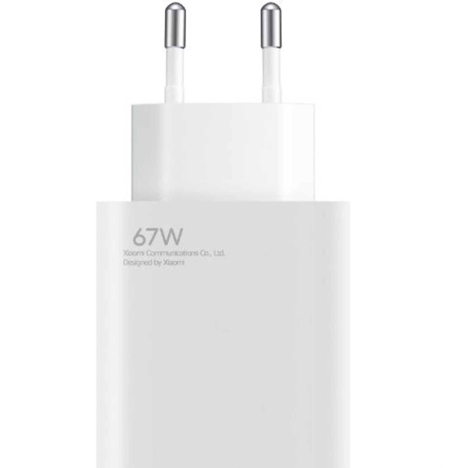 Incarcator Retea Xiaomi BHR6035EU, 67W, Quick Charge, 1 X USB-A, cu cablu USB Type-C (Alb) fotografia produsului View 2 L