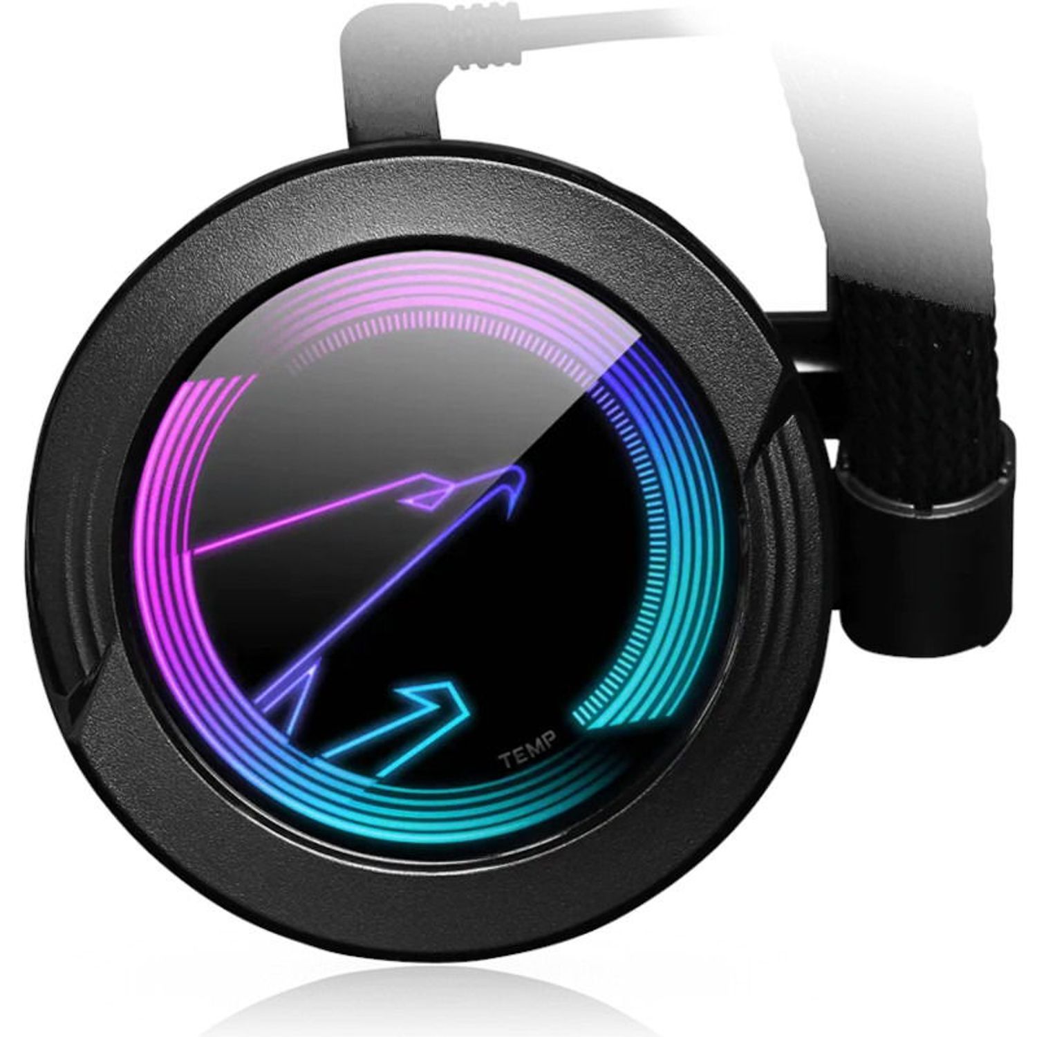Cooler CPU GIGABYTE AORUS WATERFORCE 240, Iluminare RGB fotografia produsului View 3 L