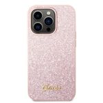 Husa Protectie Spate Guess Glitter GUHCP14XHGGSHP pentru iPhone 14 Pro Max (Roz) fotografia produsului View 6 S