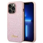 Husa Protectie Spate Guess Glitter GUHCP14XHGGSHP pentru iPhone 14 Pro Max (Roz) fotografia produsului