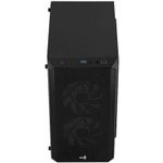 Carcasa Aerocool CS-107 V2, Mini Tower, Plexiglass (Negru) fotografia produsului View 5 S