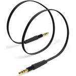 Cablu Audio Tylt AUX, Jack 3.5mm - Jack 3.5mm, 1m (Negru) fotografia produsului