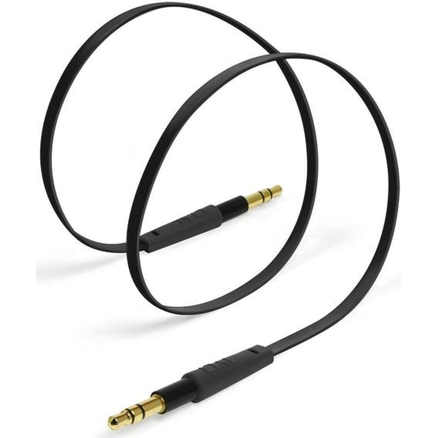 Cablu Audio Tylt AUX, Jack 3.5mm - Jack 3.5mm, 1m (Negru) fotografia produsului