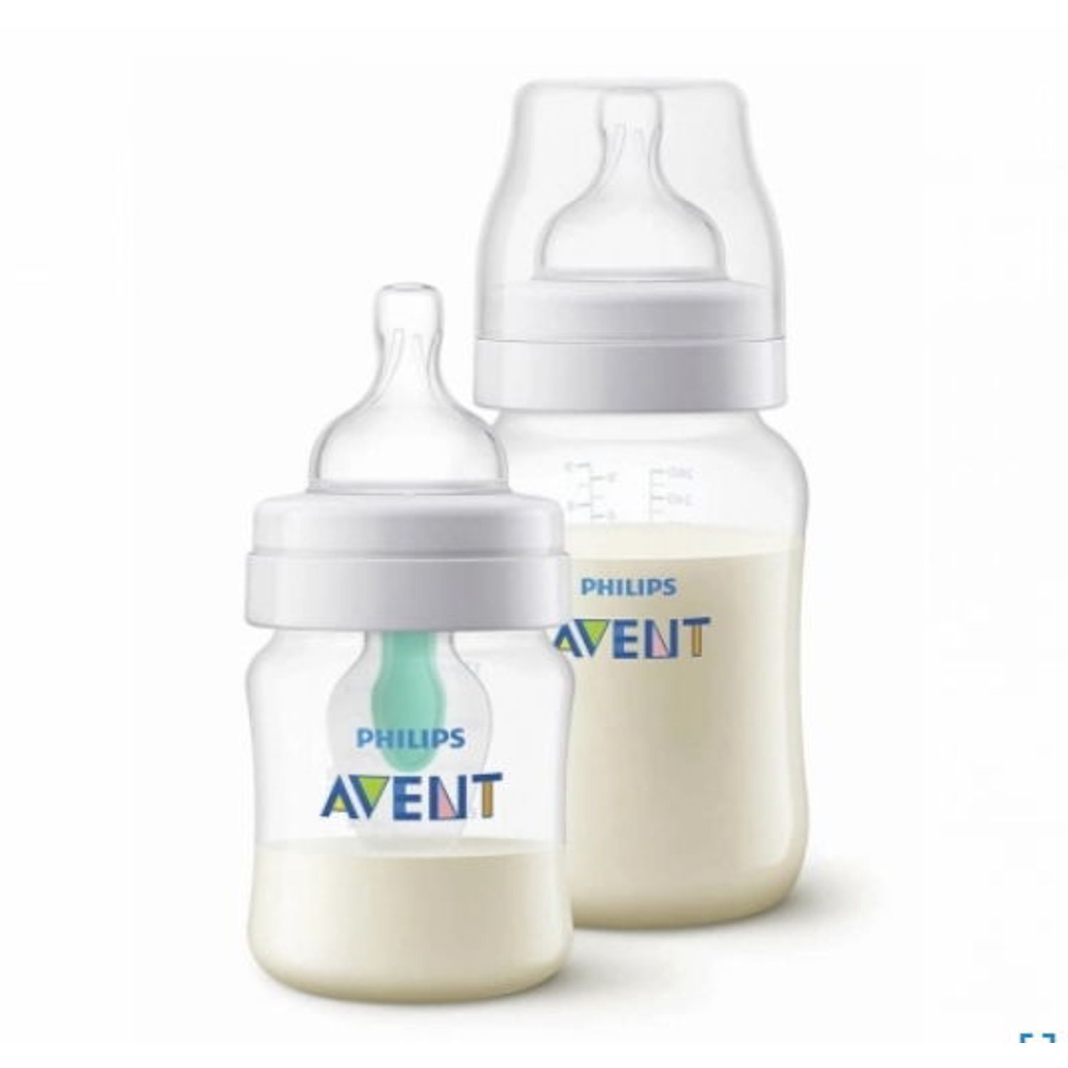 Set biberoane Philips Avent SCD809/01, 125 ml/260 ml (Alb/Transparent) fotografia produsului