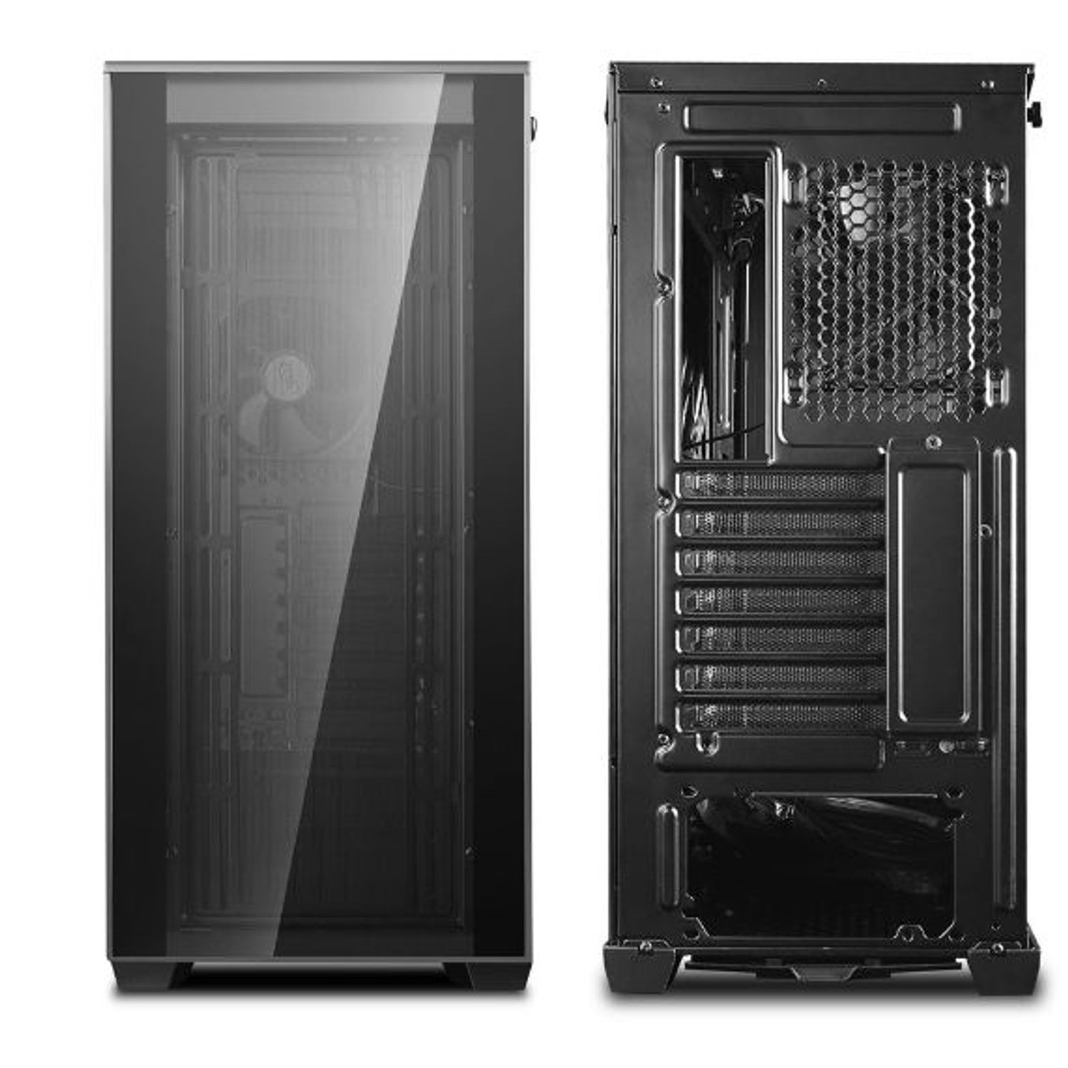 Carcasa Deepcool Matrexx 70, Mid Tower (Negru) fotografia produsului View 4 L