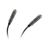 Cablu adaptor stereo KOM0907, jack 3.5 mm, 20 cm, Negru fotografia produsului View 2 S