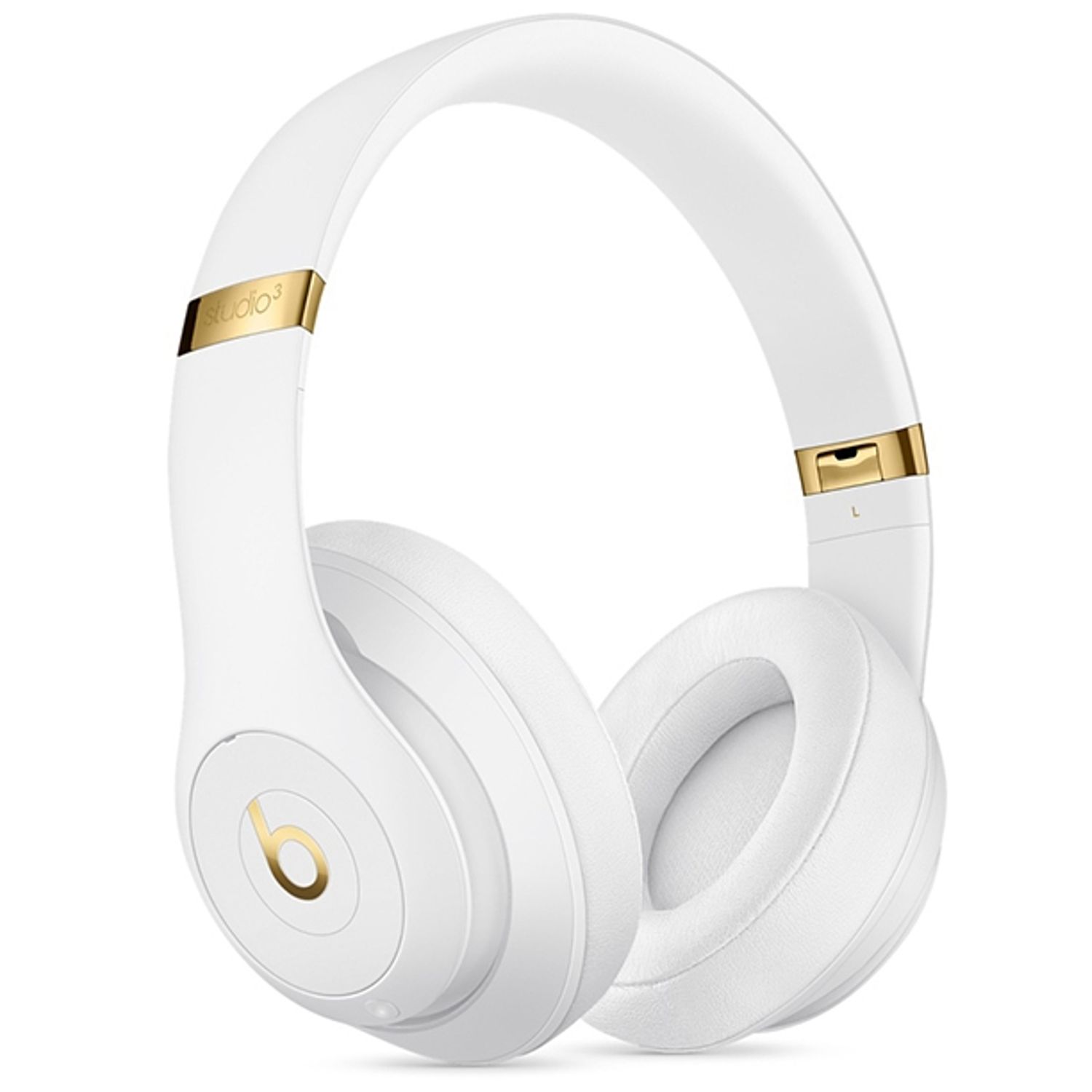 Casti Stereo Wireless Beats Studio 3 (Alb/Auriu) fotografia produsului View 7 L